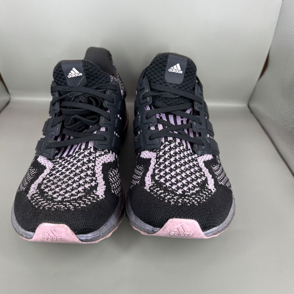 Adidas Ultraboost 5.0 DNA Black Beam Pink Running Shoes HP2477 Womens 8.5 - Picture 2 of 7